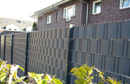 sichtschutzstreifen mit relief